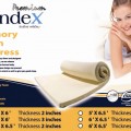 Syndex Memory Foam Topper size 183*198* thick 5 cms