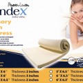 Syndex Memory Foam Topper size 152*198* thick 5 cms