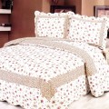 ผ้าคลุมเตียงนอนขนาด 230*250 ซม ผลิตจากผ้าค็อตตอนอย่างดี รหัส 9049 0