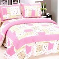 ผ้าคลุมเตียงนอน ขนาด 230*250 ซม ผลิตจากผ้าฝ้ายค็อตตอนอย่างดี รหัส 9193 0